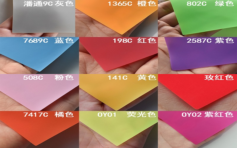 刻字膜生产厂家的硅胶热转印刻字膜颜色可以定制吗？