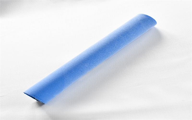 蓝色硅胶发泡膜 彩色硅胶植绒膜 纯色硅胶发泡膜定制